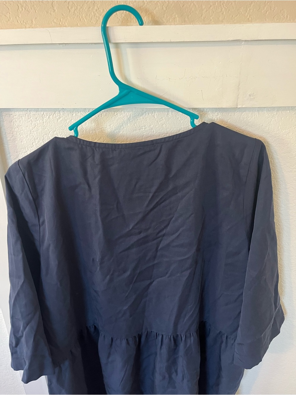 La Relaxed Women's Xl Vivian Navy Shift Dress Nwt — image 6 of 8